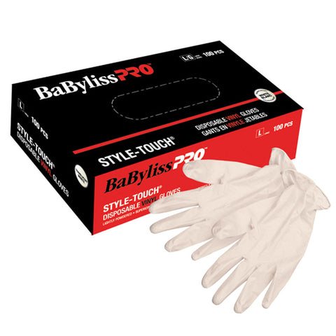 BABYLISSPRO DISPOSABLE SMALL VINYL GLOVES 100 PER BOX product image