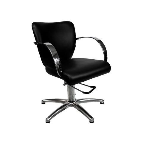 HAIRDRESSING CHAIR PRISMO URBAN WITH CHROME BASE