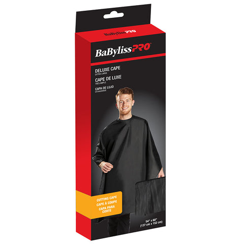 BES360XLBKUCC_BABYLISSPRO 52" X 58" CUTTING CAPE BLACK EXTRA-LARGE product image