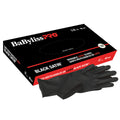 BABYLISSPRO BLACK REUSABLE SMALL LATEX GLOVES 10 PER BOX