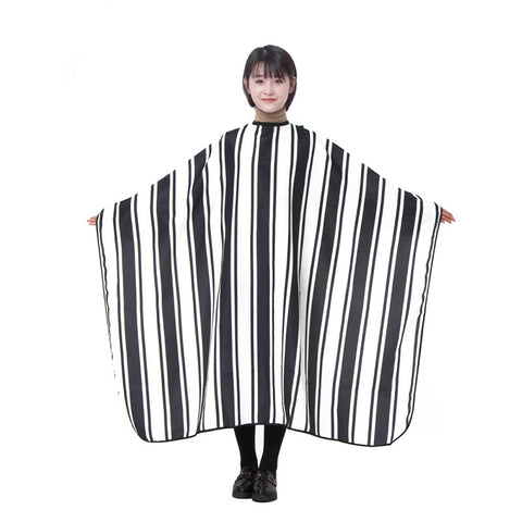 MINERVA BLACK AND WHITE STRIPES CUTTING CAPE 62" X 55 product image
