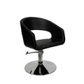 URBAN RELAX STYLING CHAIR WITH CHROMED HYDRAULIC BASE
